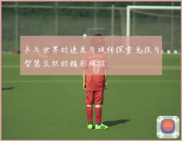 乒乓世界的速度与旋转探索竞技与智慧交织的精彩旅程